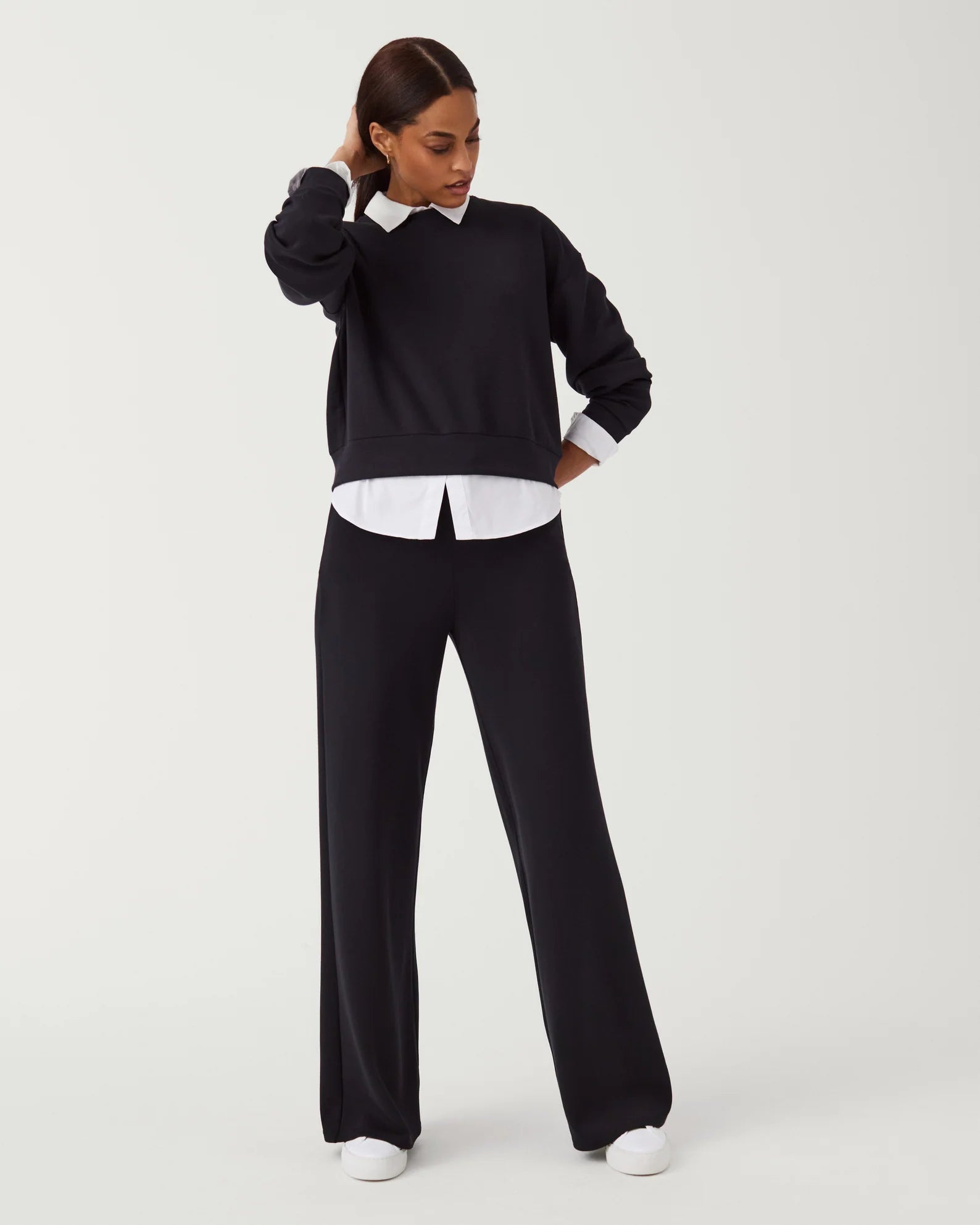 Today’s Deal Spanx Airessentials Wide Leg Pant | Black