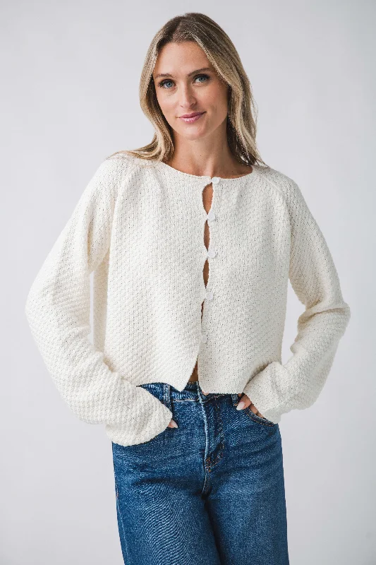 Huge Discounts Things Between Textured Knit Cardigan