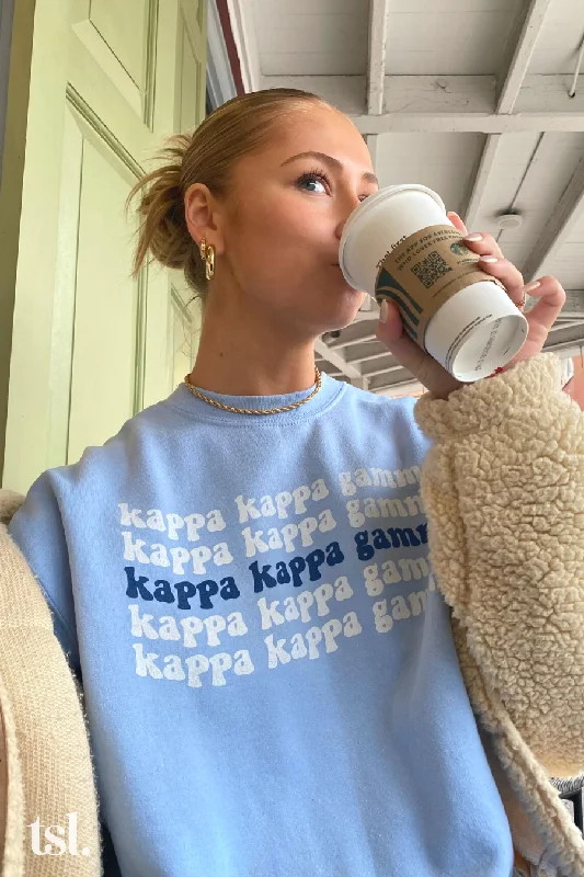 Your Weekend, Your Savings Kappa Kappa Gamma Ride The Wave Crewneck Sweatshirt