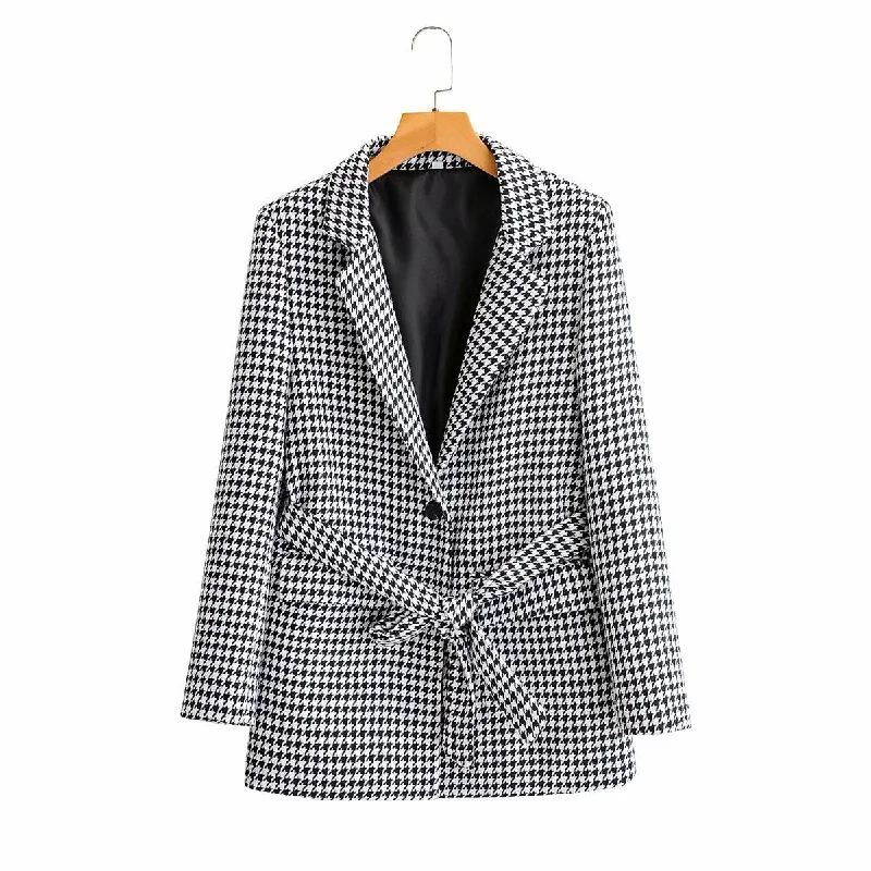 Now or Never A one-breasted suit jacket with lapel and belt  1378