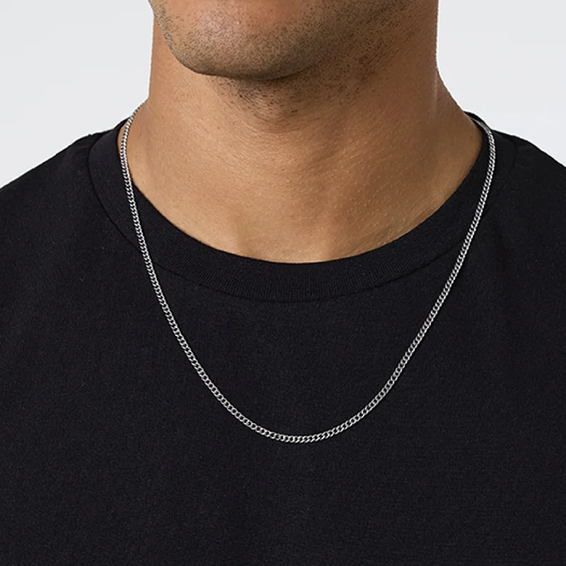 3MM Chain Necklace | Silver