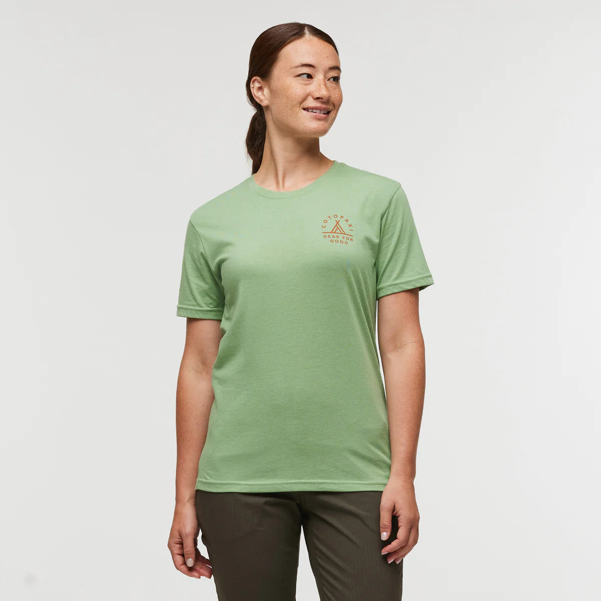 Llama Map Organic T-Shirt (Women's)