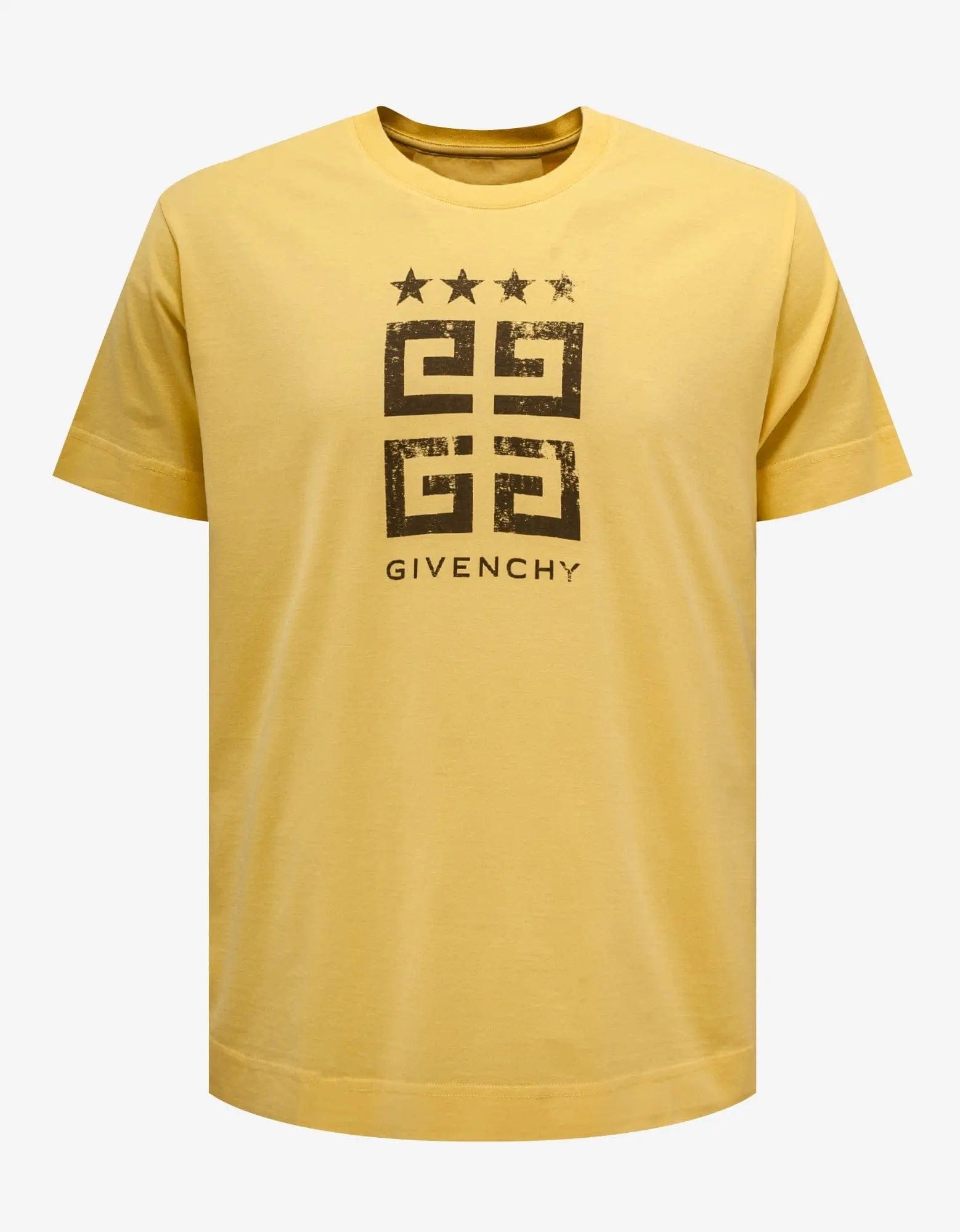 Givenchy Yellow 4G Star T-Shirt