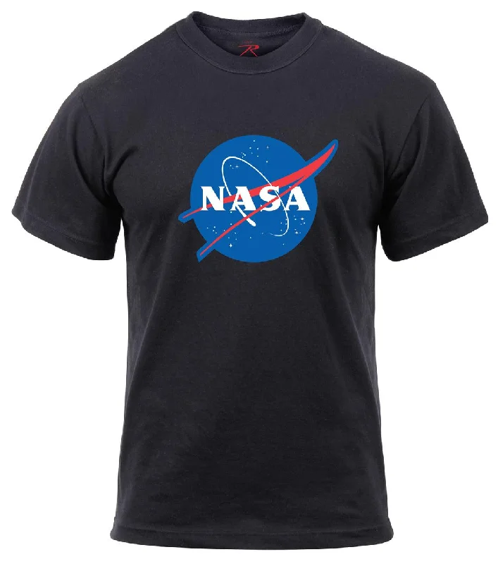 Mens NASA Meatball Logo Black T-Shirt