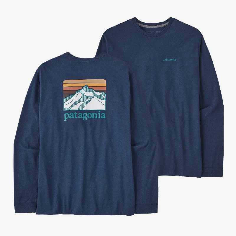 Long-Sleeved Line Logo Ridge Responsibili-Tee (Men's)