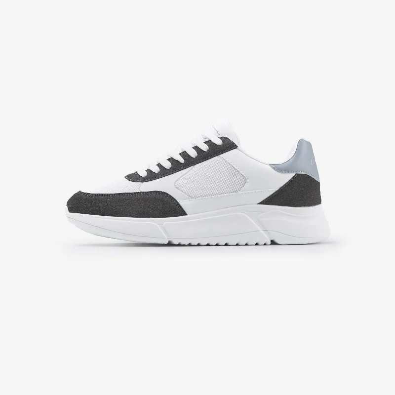 Premium Mesh Runner | White Dark Grey