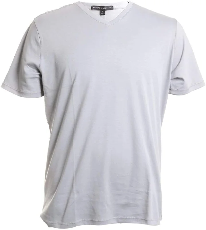 Robert Barakett T-shirt V Neck 23336V Monument Grey