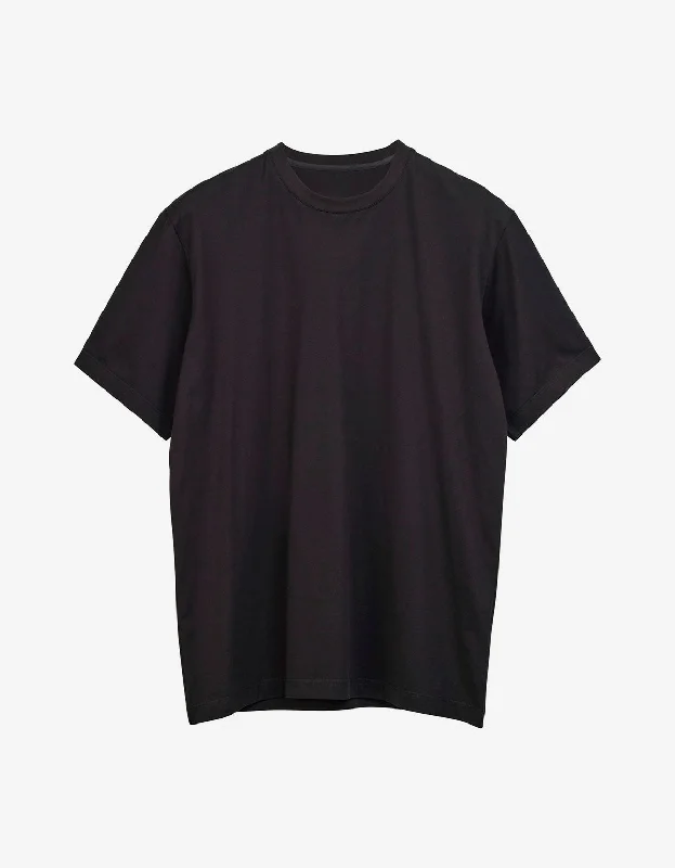 Y-3 Black Graphic Print T-Shirt