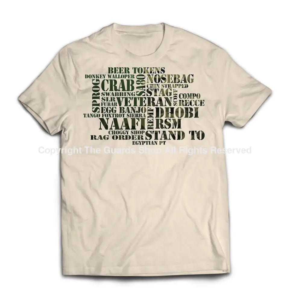 ARMY JARGON Printed T-Shirt