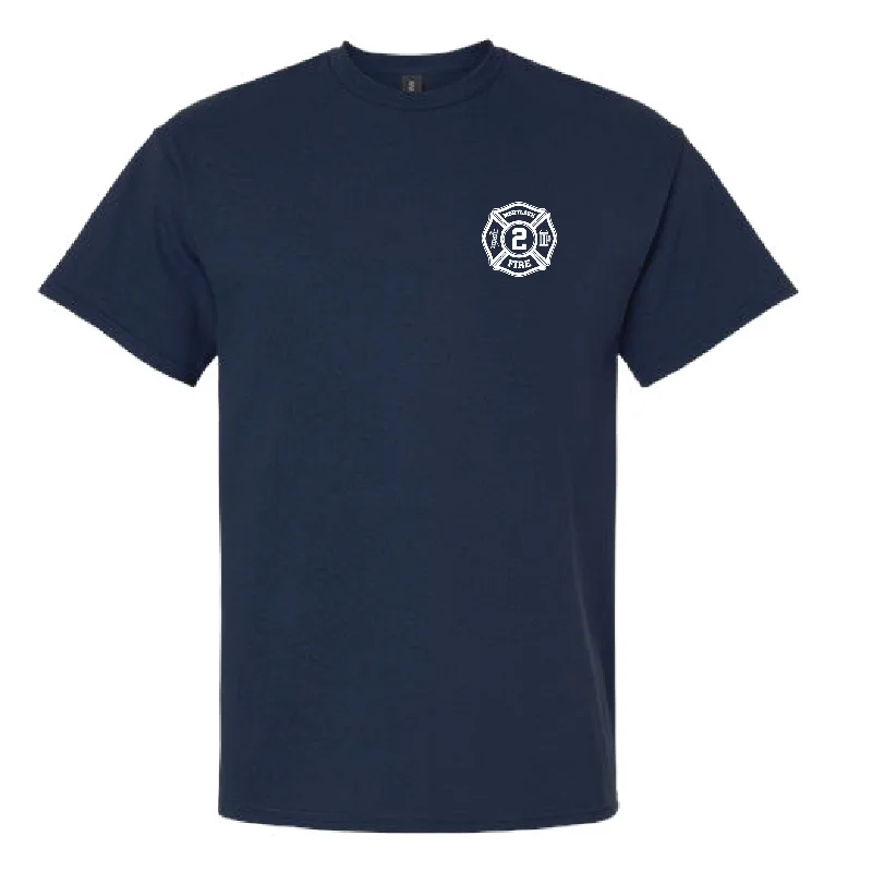 Block Out Flag Design, Firefighter T-Shirt