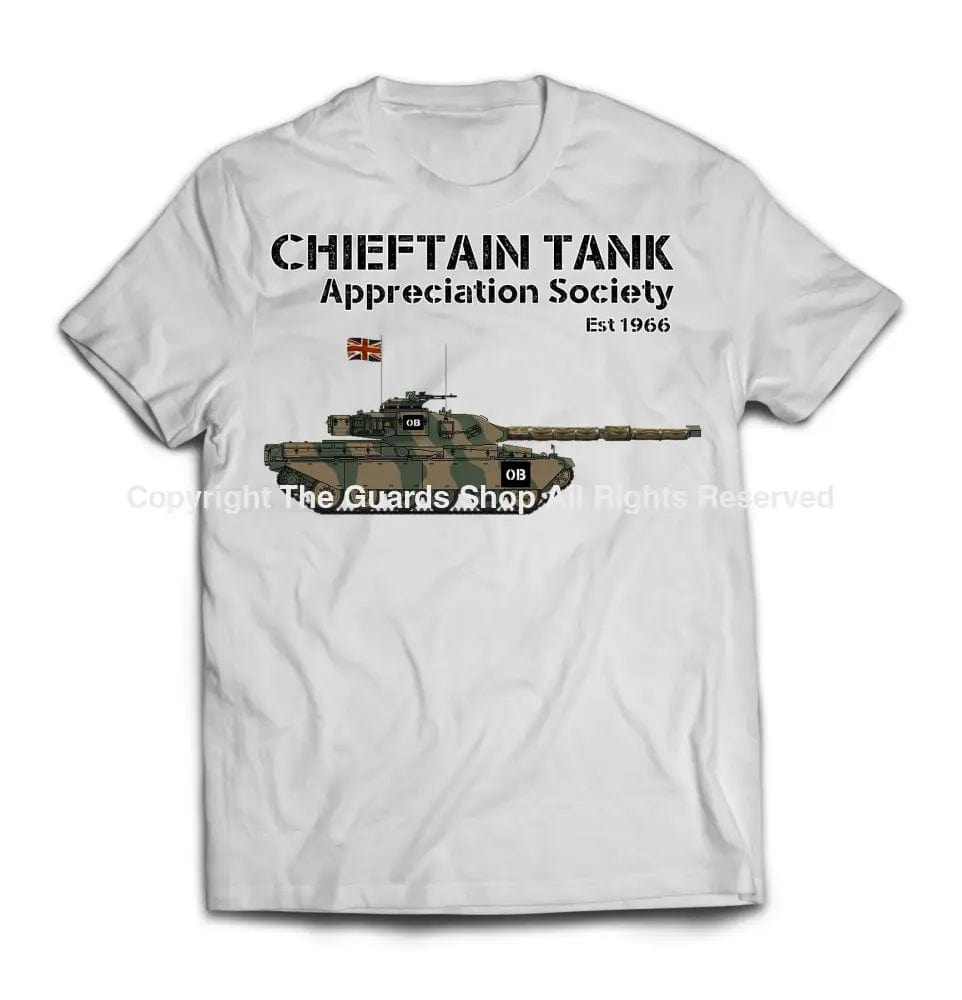 CHIEFTAIN TANK APPRECIATION SOCIETY Printed T-Shirt