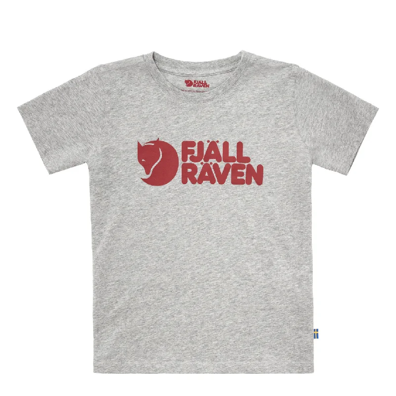 Fjallraven Kids Fjallraven Logo T-Shirt Grey Melange