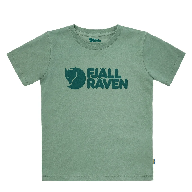 Fjallraven Kids Fjallraven Logo T-Shirt Patina Green