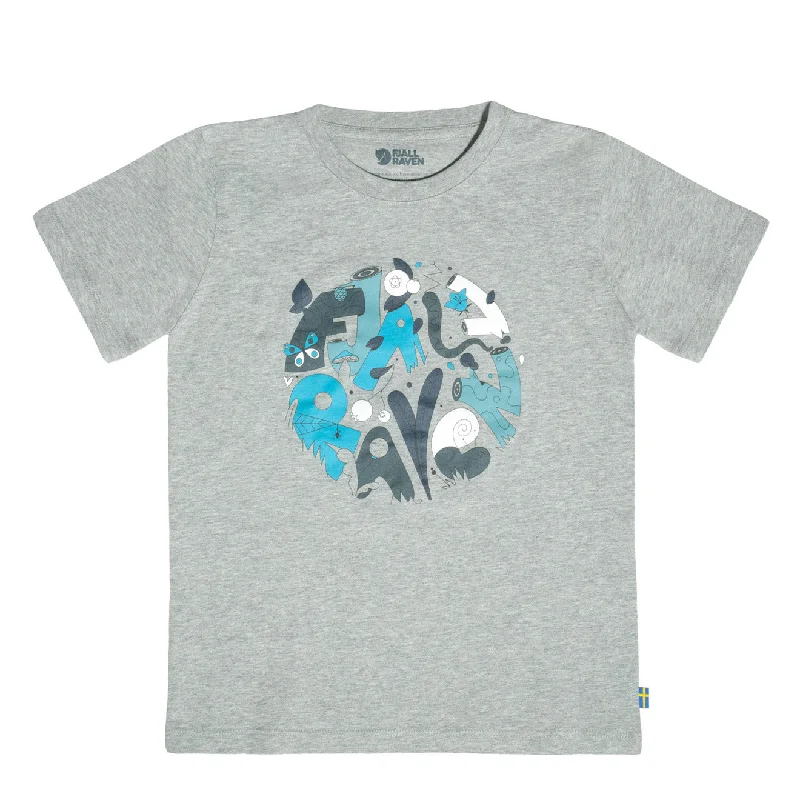 Fjallraven Kids Forest Findings T-Shirt Grey Melange