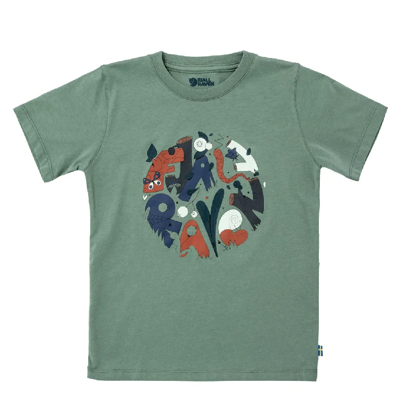 Fjallraven Kids Forest Findings T-Shirt Patina Green