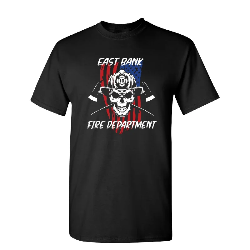 Flag & Axe Design, Firefighter T-Shirt