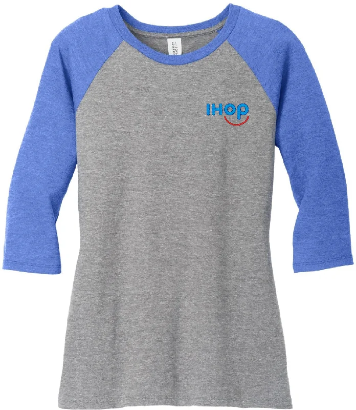 District Ladies Perfect Tri 3/4-Sleeve Raglan