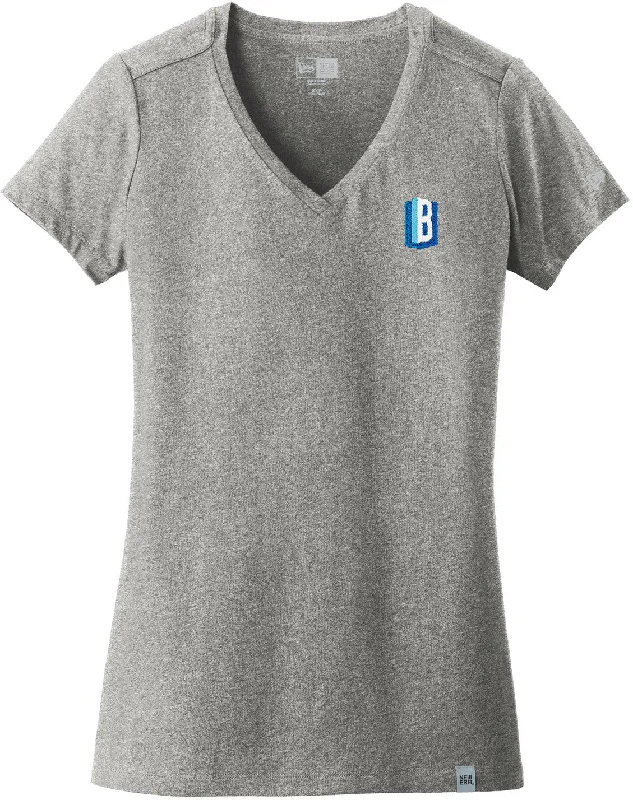 New Era Ladies Heritage Blend V-Neck Tee