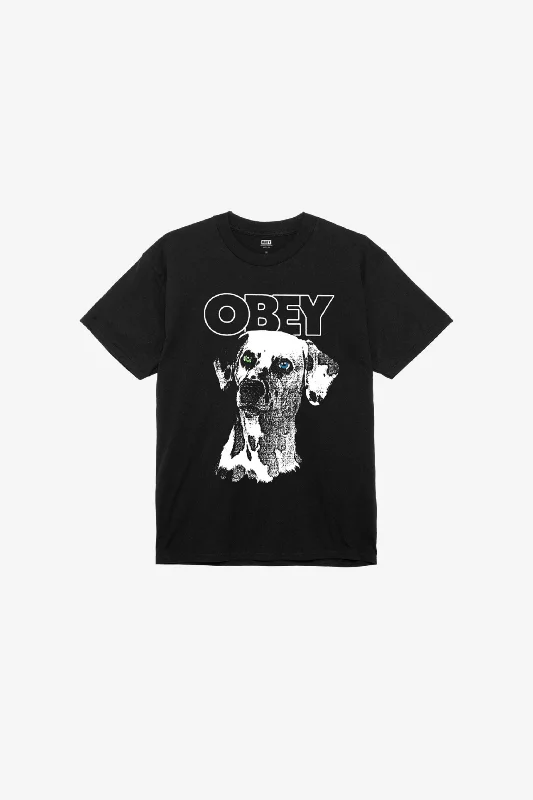 Obey Dalmation Tee Nero Uomo