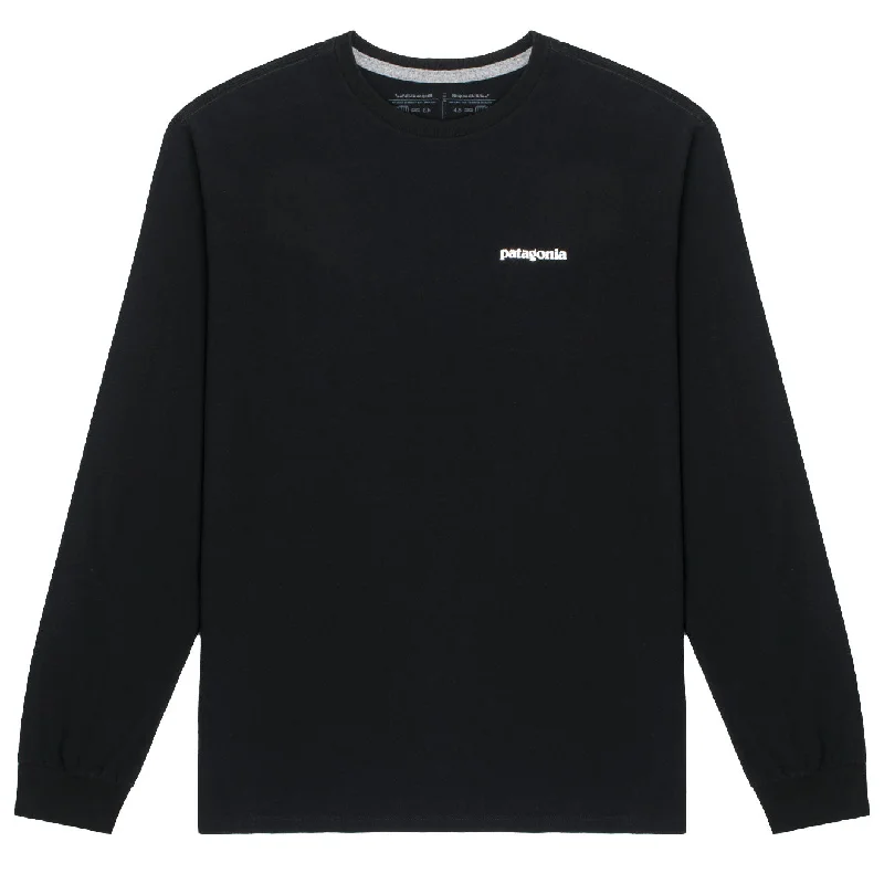 Patagonia Long Sleeved Home Water Trout Responsibili-Tee Black