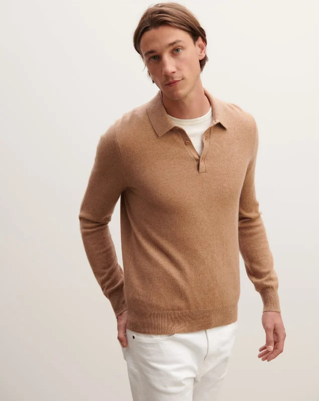 Long-sleeved polo shirt