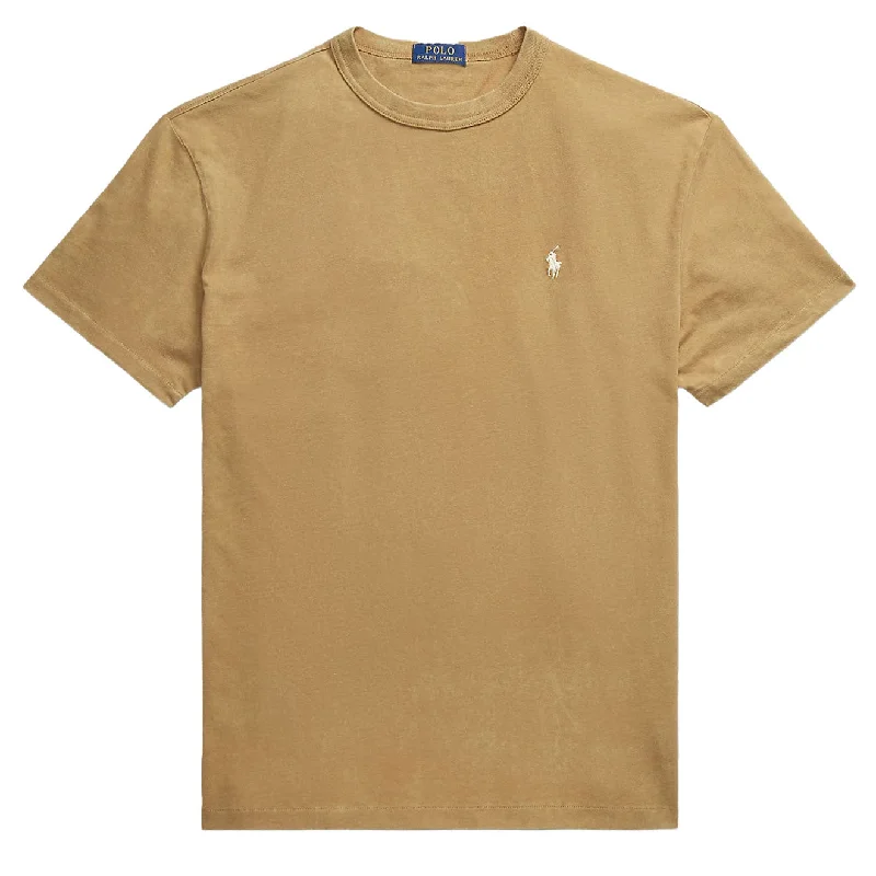 Polo Ralph Lauren Classic Fit Jersey Crewneck T-Shirt Light Rustic Tan