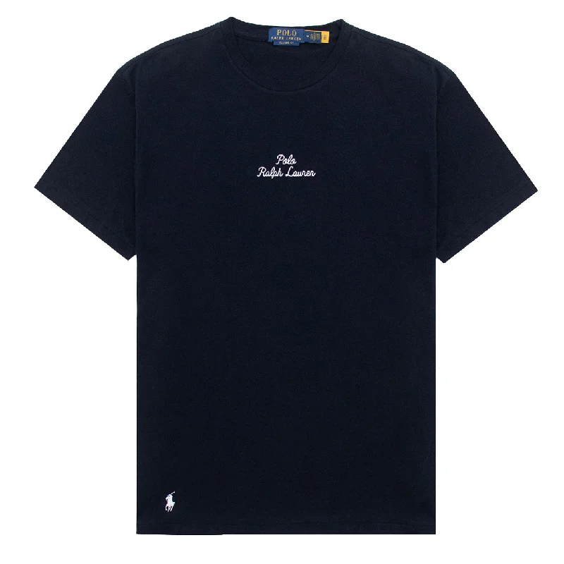 Polo Ralph Lauren Classic Fit Script Logo T-Shirt Aviator Navy