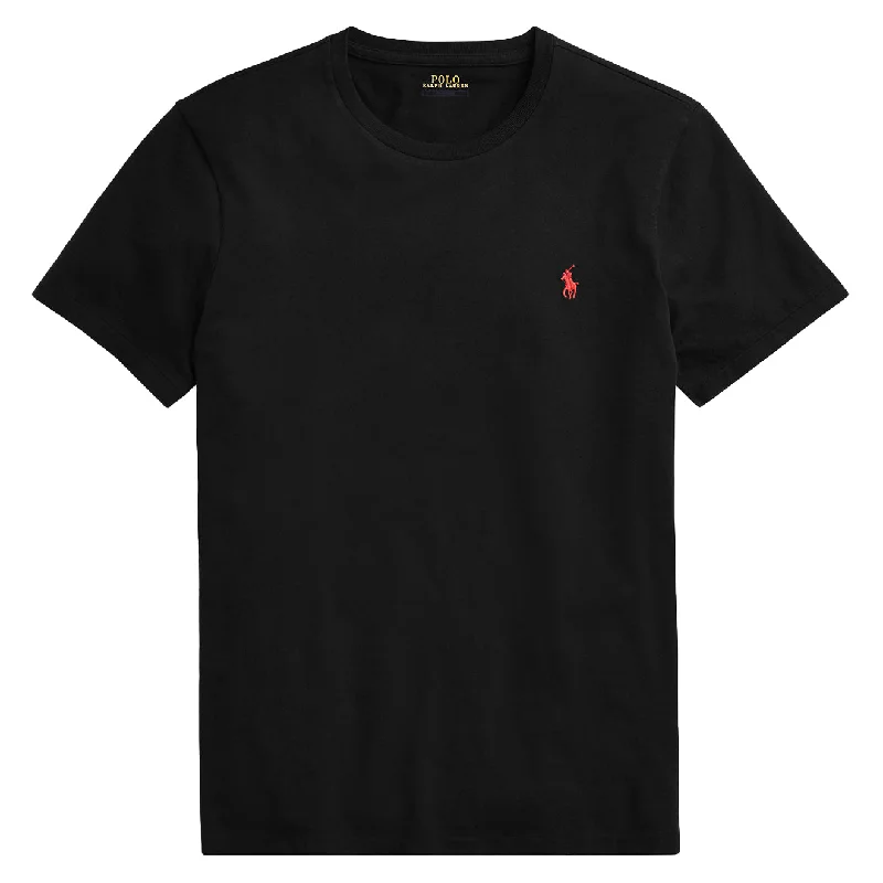 Polo Ralph Lauren Custom Slim Fit Cotton T-Shirt RL Black