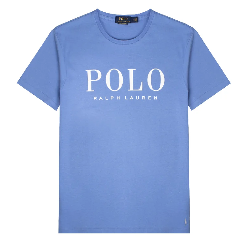 Polo Ralph Lauren Custom Slim Fit Logo Jersey T-Shirt Harbour Island Blue