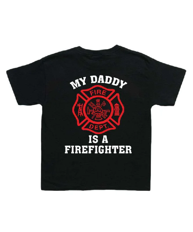 "My daddy is a firefighter" Design, Firefighter Kids' T-Shirt