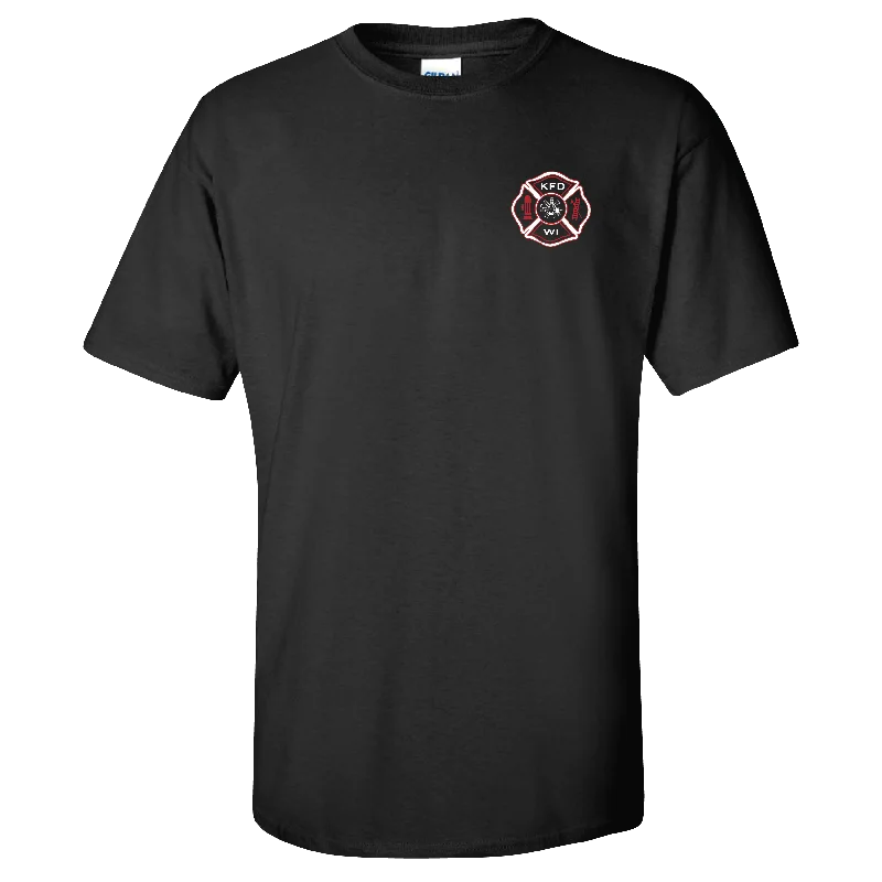 Shield Maltese Design, Firefighter T-Shirt