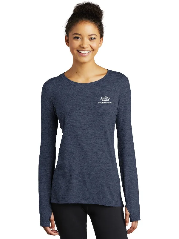 Sport-Tek Ladies Exchange 1.5 Long Sleeve Crew