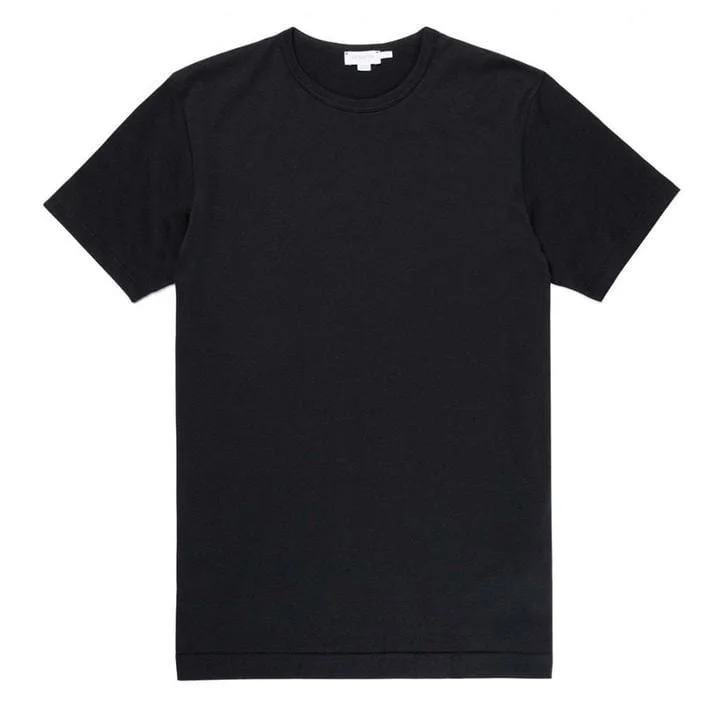 Sunspel Classic Crew T-Shirt Black